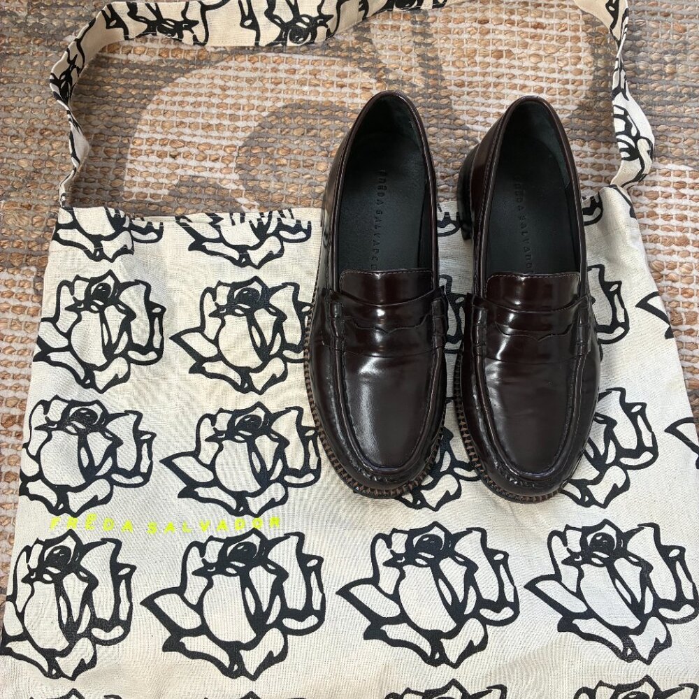 Freda Salvador Elba Penny Loafers -Size 7